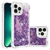 Liquid Glitter Quicksand Apple iPhone Case-Exoticase-For iPhone 17 Pro Max-Purple-Exoticase