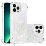Liquid Glitter Quicksand Apple iPhone Case-Exoticase-For iPhone 17 Pro Max-White-Exoticase