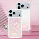 Liquid Glitter Quicksand Apple iPhone Case-Exoticase-For iPhone 17 Pro Max-Light Pink-Exoticase