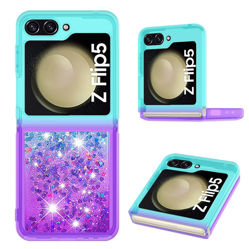 Liquid Glitter Quicksand Case For Samsung Galaxy Z Flip-Exoticase-