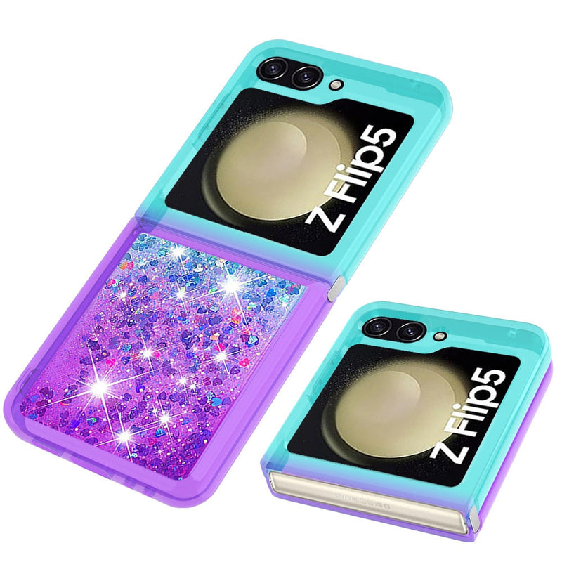 Liquid Glitter Quicksand Case For Samsung Galaxy Z Flip-Exoticase-