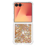 Liquid Glitter Quicksand Case For Samsung Galaxy Z Flip-Exoticase-for Samsung Z Flip 7-Gold-Exoticase