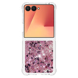 Liquid Glitter Quicksand Case For Samsung Galaxy Z Flip-Exoticase-for Samsung Z Flip 7-Rose Gold-Exoticase