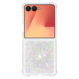 Liquid Glitter Quicksand Case For Samsung Galaxy Z Flip-Exoticase-for Samsung Z Flip 7-White-Exoticase