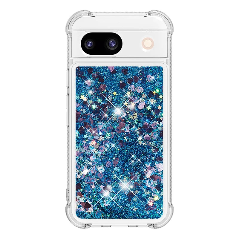 Liquid Glitter Quicksand Google Pixel Case-Exoticase-For Pixel 8 Pro-B2-