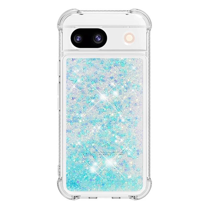 Liquid Glitter Quicksand Google Pixel Case-Exoticase-For Pixel 8 Pro-B8-