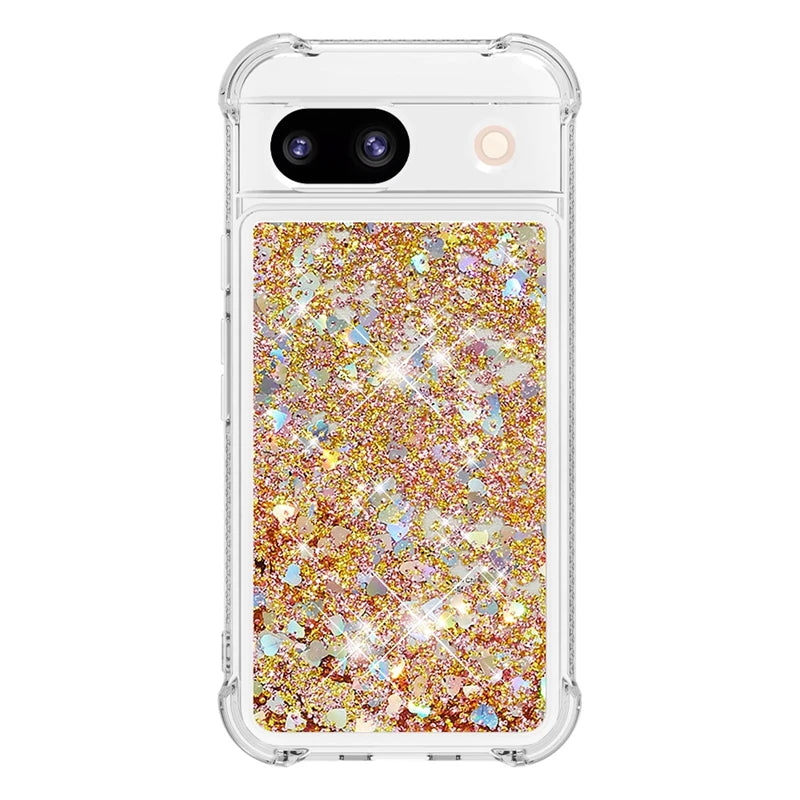 Liquid Glitter Quicksand Google Pixel Case-Exoticase-For Pixel 8 Pro-B10-