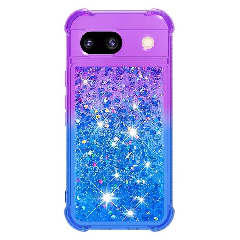 Liquid Glitter Quicksand Google Pixel Case-Exoticase-For Pixel 8 Pro-C4-