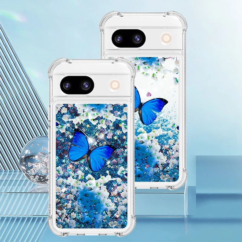 Liquid Glitter Quicksand Google Pixel Case-Exoticase-