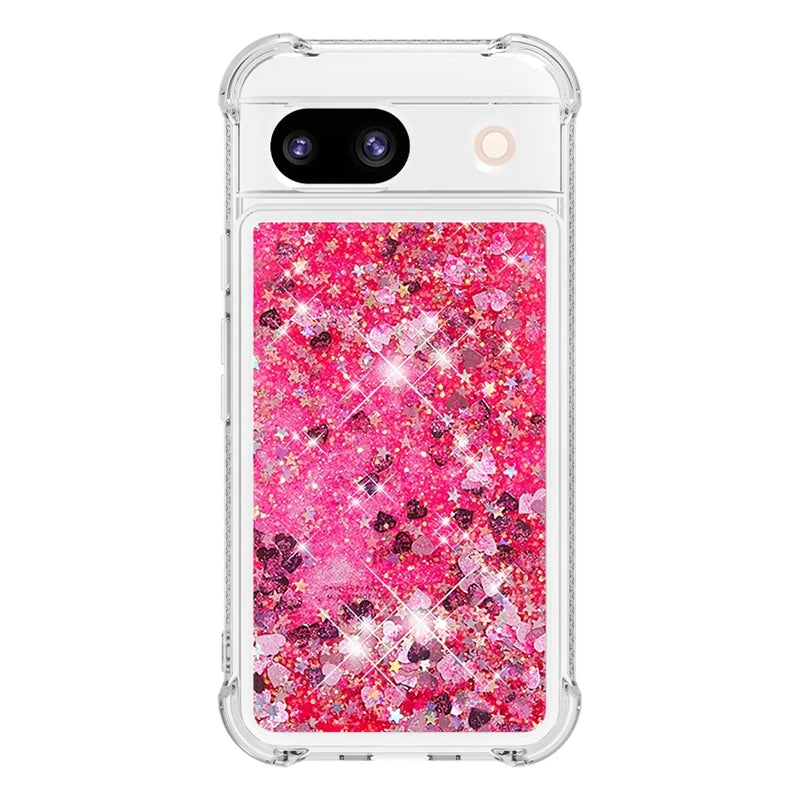 Liquid Glitter Quicksand Google Pixel Case-Exoticase-For Pixel 8 Pro-B1-