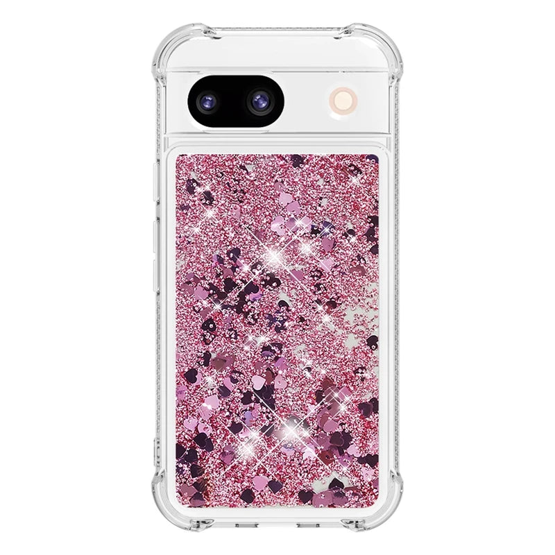 Liquid Glitter Quicksand Google Pixel Case-Exoticase-For Pixel 8 Pro-B9-