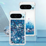 Liquid Glitter Quicksand Google Pixel Case-Exoticase-Google Pixel 10 Pro XL-Blue-Exoticase