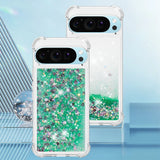 Liquid Glitter Quicksand Google Pixel Case-Exoticase-Google Pixel 10 Pro XL-Green-Exoticase