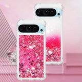 Liquid Glitter Quicksand Google Pixel Case-Exoticase-Google Pixel 10 Pro XL-Rose Pink-Exoticase