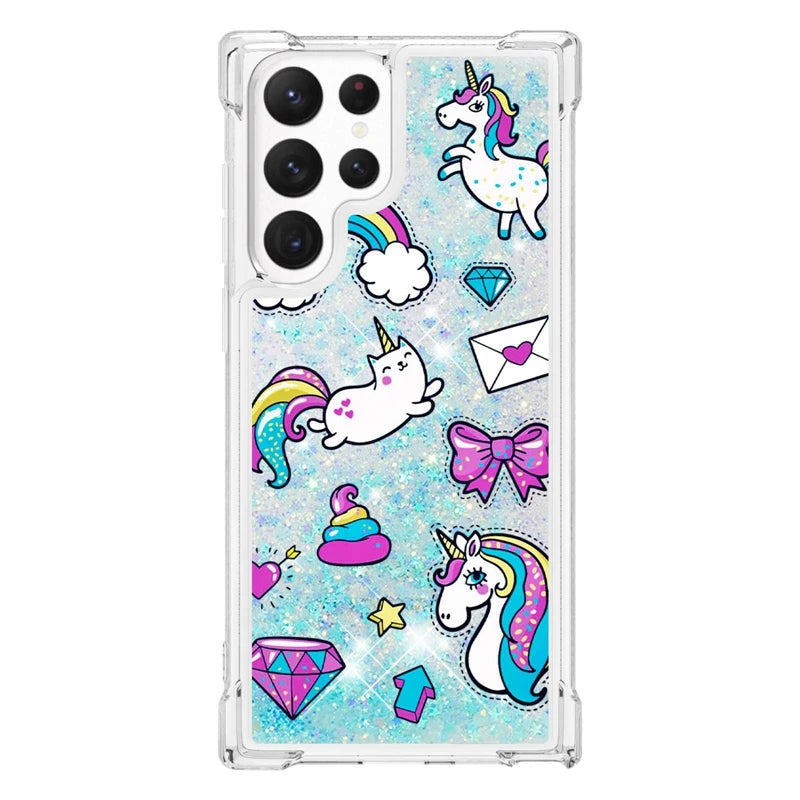 Liquid Glitter Quicksand Samsung Galaxy Case-Exoticase-S23 Ultra-A8-