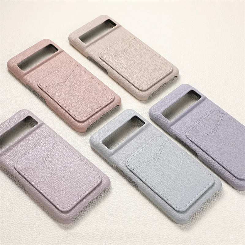 Litchi Grain PU Leather Pixel Case with Card Slot-Exoticase-Exoticase