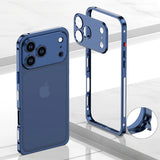 LiteFrame VentEdge iPhone Bumper Case-Exoticase-iPhone 17 Pro Max-Dark Blue-Exoticase