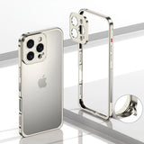 LiteFrame VentEdge iPhone Bumper Case-Exoticase-iPhone 16 Pro Max-Titanium-Exoticase