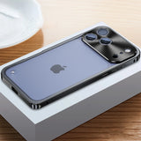 LuminumEdge Machined Metallic iPhone Case-Exoticase-For iPhone 17 Pro Max-Black-Exoticase