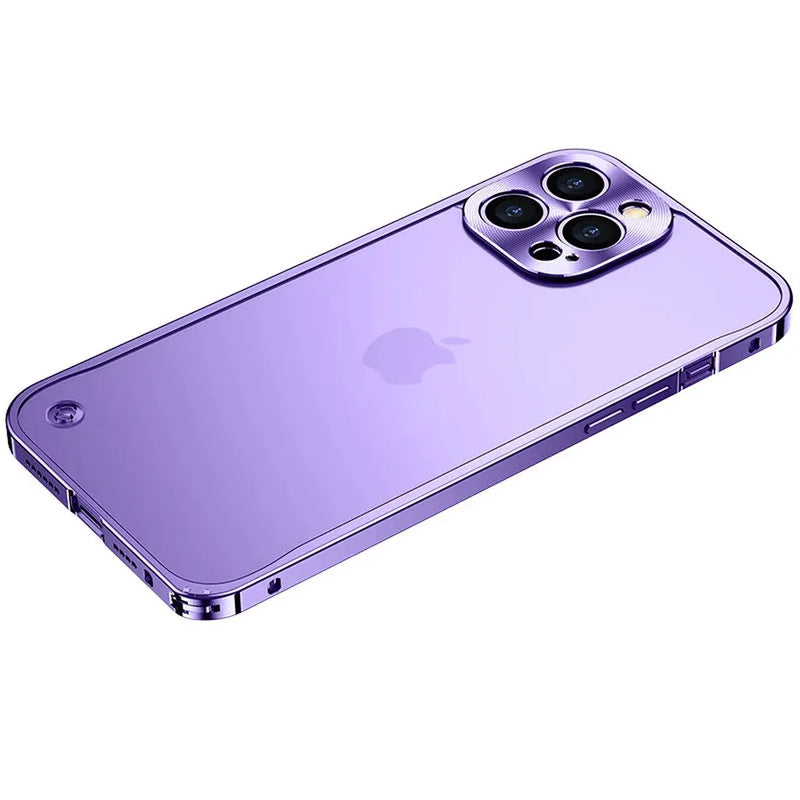 LuminumEdge Machined Metallic iPhone Case-Exoticase-For iPhone 16 Pro Max-Purple-Exoticase
