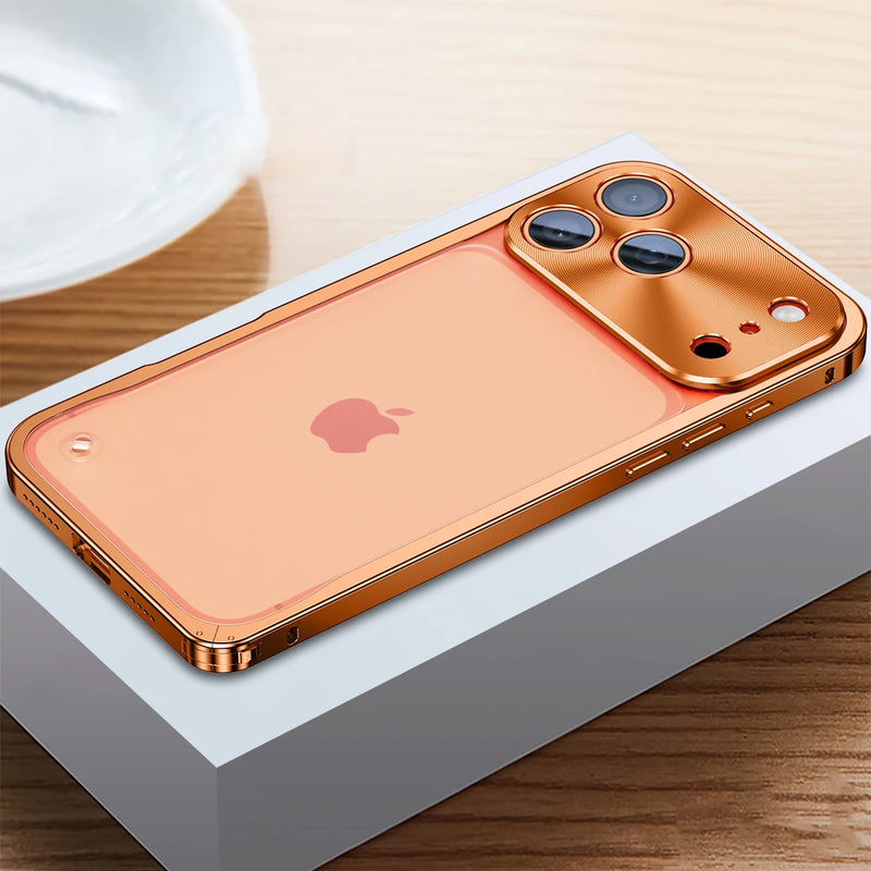 LuminumEdge Machined Metallic iPhone Case, For iPhone 17 Pro Max / Orange LuminumEdge Machined Metallic iPhone Case, For iPhone 17 Pro Max / Orange