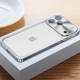 LuminumEdge Machined Metallic iPhone Case-Exoticase-For iPhone 17 Pro Max-Silver-Exoticase