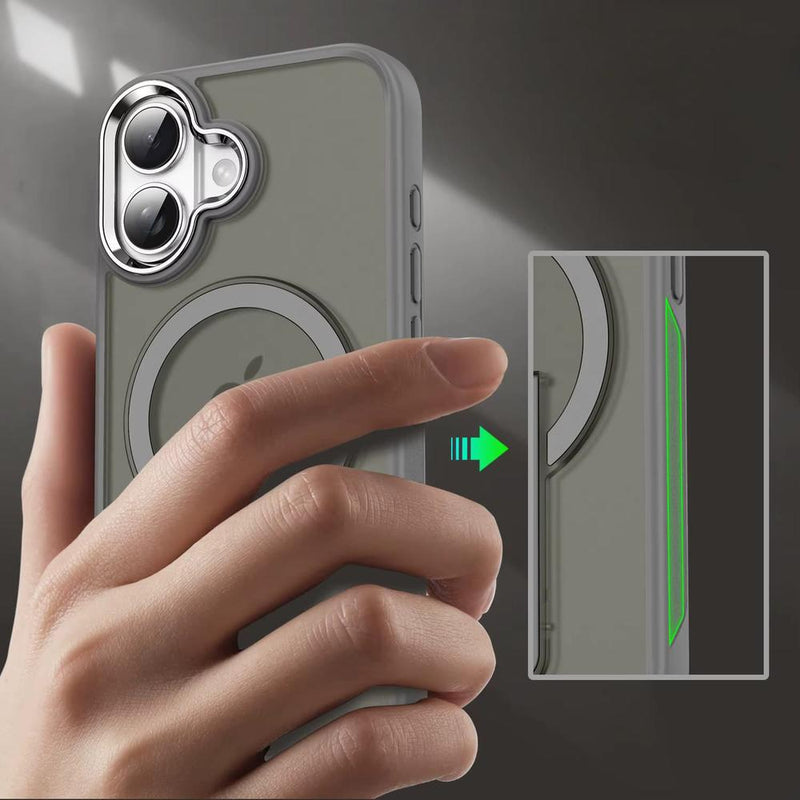 Luxury MagSafe Folding Stand iPhone Case-Exoticase-Exoticase