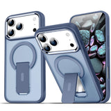 Luxury MagSafe Folding Stand iPhone Case-Exoticase-For iPhone 17 Pro Max-Blue-Exoticase