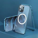 MagLock Double Sided Full Coverage iPhone Case - Exoticase - iPhone 15 Pro Max / Blue MagSafe