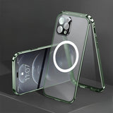 MagLock Double Sided Full Coverage iPhone Case - Exoticase - iPhone 15 Pro Max / Green MagSafe