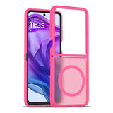 MagSafe Hard Matte Case for Motorola Razr-Exoticase-Rose Red-Motorola Razr Ultra 2025-Exoticase