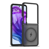 MagSafe Hard Matte Case for Motorola Razr-Exoticase-Black Thin Ring-Motorola Razr Ultra 2025-Exoticase