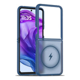 MagSafe Hard Matte Case for Motorola Razr-Exoticase-Blue Thin Ring-Motorola Razr Ultra 2025-Exoticase