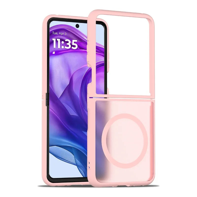 MagSafe Hard Matte Case for Motorola Razr-Exoticase-Pink-Motorola Razr Ultra 2025-Exoticase