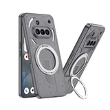 Magnetic Case With Ring For Nothing Phone 3A Pro-Exoticase-For Phone 3A Pro-Gray-Exoticase