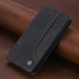 Magnetic Front Flip Cover Samsung Case-Exoticase-Samsung S25 Ultra-Black-Exoticase