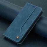 Magnetic Front Flip Cover Samsung Case-Exoticase-Samsung S25 Ultra-Blue-Exoticase