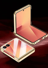 Magnetic Rotating Stand Leather Case for Z Flip-Exoticase-Exoticase
