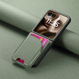 Magnetic Snap-On Wallet Motorola Razr Case-Exoticase-Green-Razr Ultra 2025-Exoticase