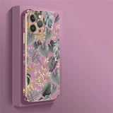 Magnifique Plated Flowers iPhone Case-Exoticase-Exoticase