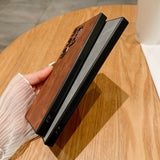 Maple Leaf PU Leather Samsung Case-Exoticase-Exoticase