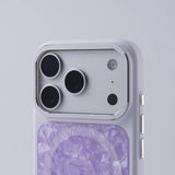 Marble Flakes Metal Lens MagSafe iPhone Case-Exoticase-Exoticase