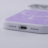 Marble Flakes Metal Lens MagSafe iPhone Case-Exoticase-Exoticase