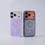 Marble Flakes Metal Lens MagSafe iPhone Case-Exoticase-Exoticase