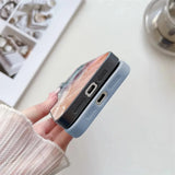 Marble Pattern Acrylic Tempered Glass iPhone Case-Exoticase-Exoticase