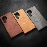 Matte Leather MagSafe Samsung Case-Exoticase-Exoticase