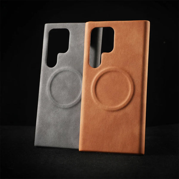 Matte Leather MagSafe Samsung Case-Exoticase-Exoticase