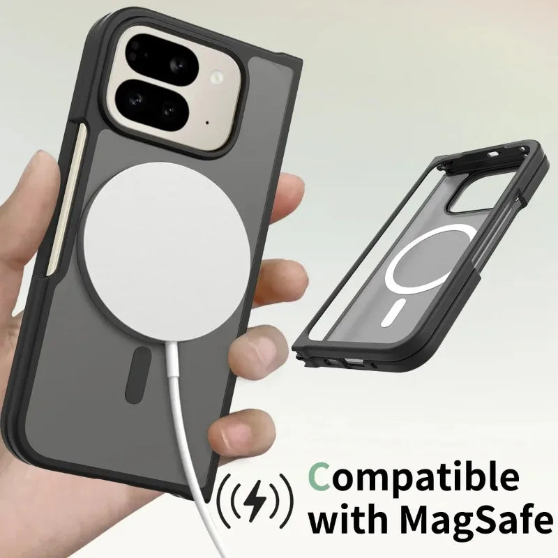 Matte Silicone Shockproof MagSafe Google Pixel Fold Case-Exoticase-Exoticase
