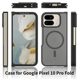 Matte Silicone Shockproof MagSafe Google Pixel Fold Case-Exoticase-Exoticase