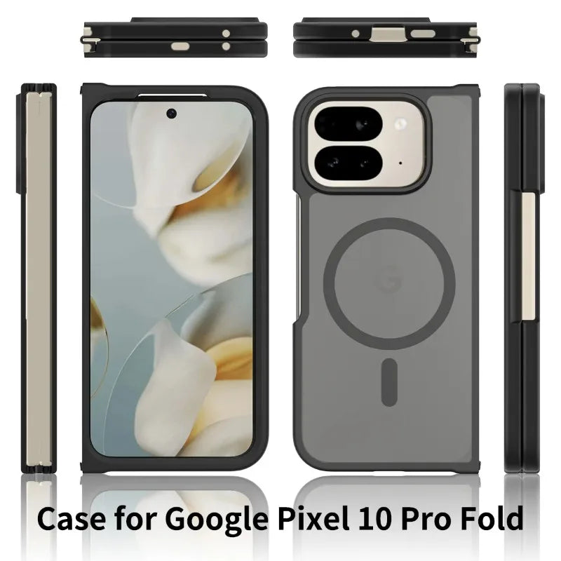 Matte Silicone Shockproof MagSafe Google Pixel Fold Case-Exoticase-Exoticase